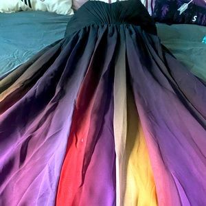 Ombre ball gown